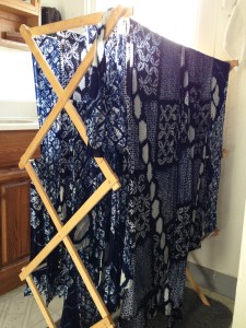 shibori_drying
